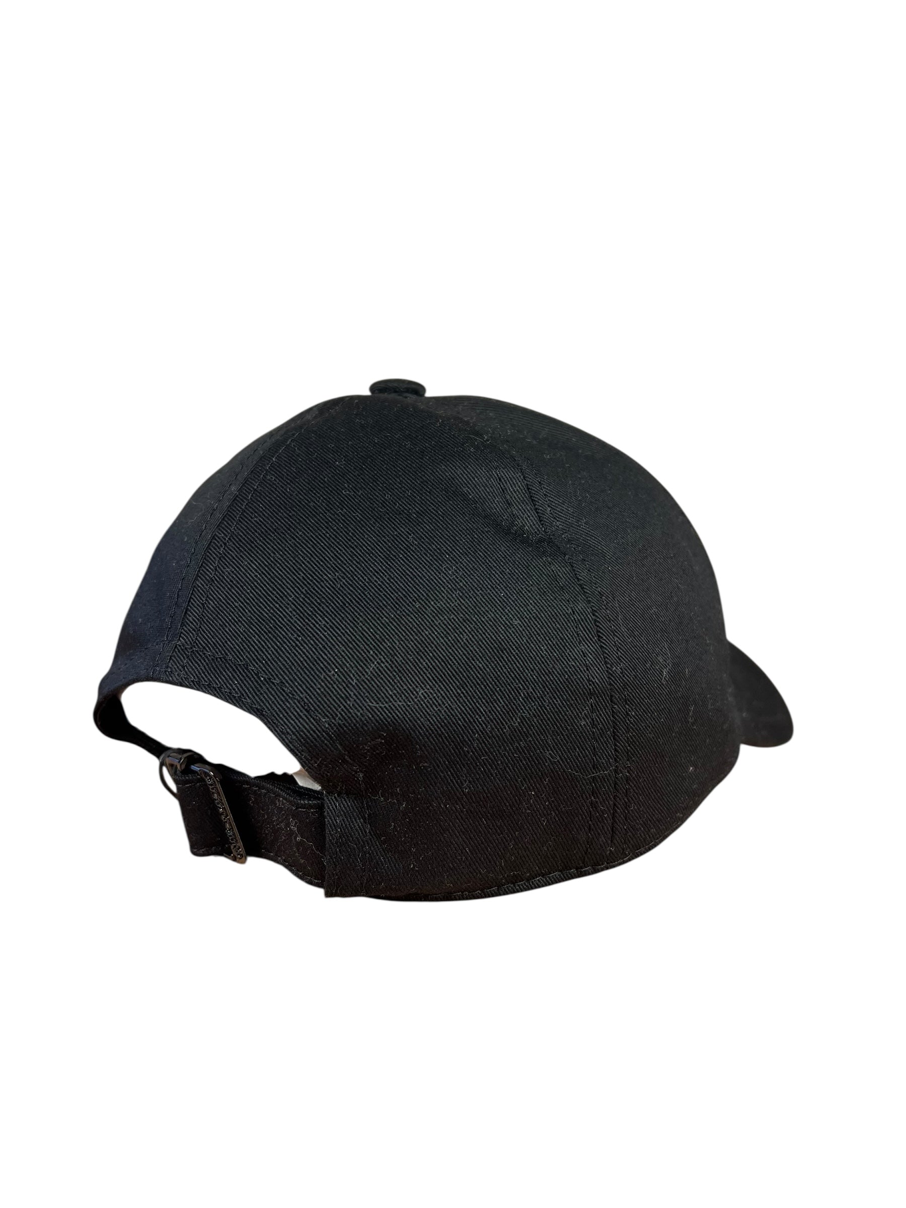 Saint Laurent Black SL Embroidered Baseball Cap