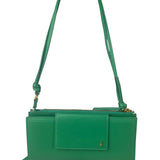 Jacquemus Green Le Pichoto Leather Shoulder Bag