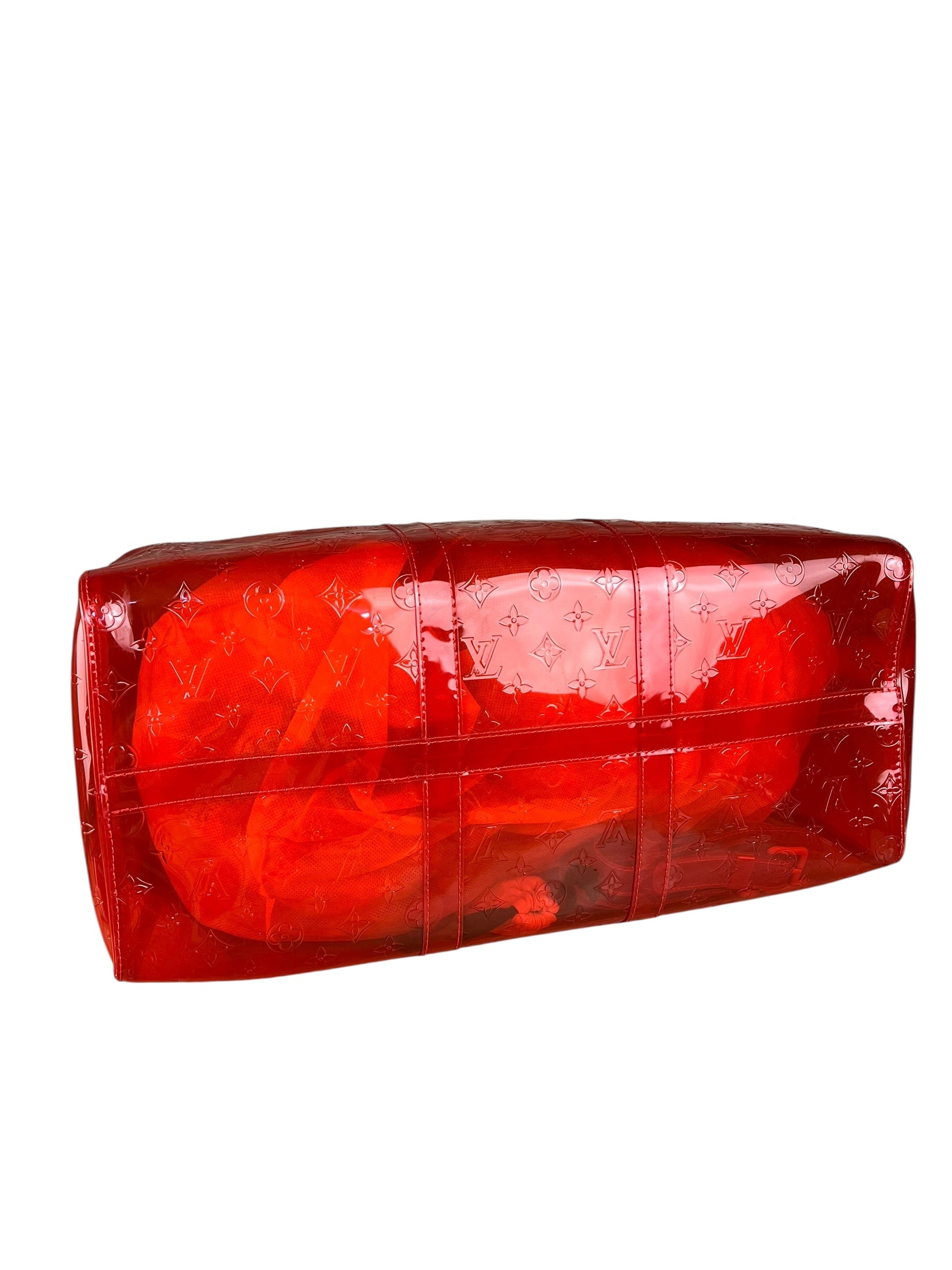 Louis Vuitton X Virgil Abloh Red Monogram PVC Bandouliere 50