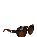 Salvatore Ferragamo Tortoise Oversized Sunglasses