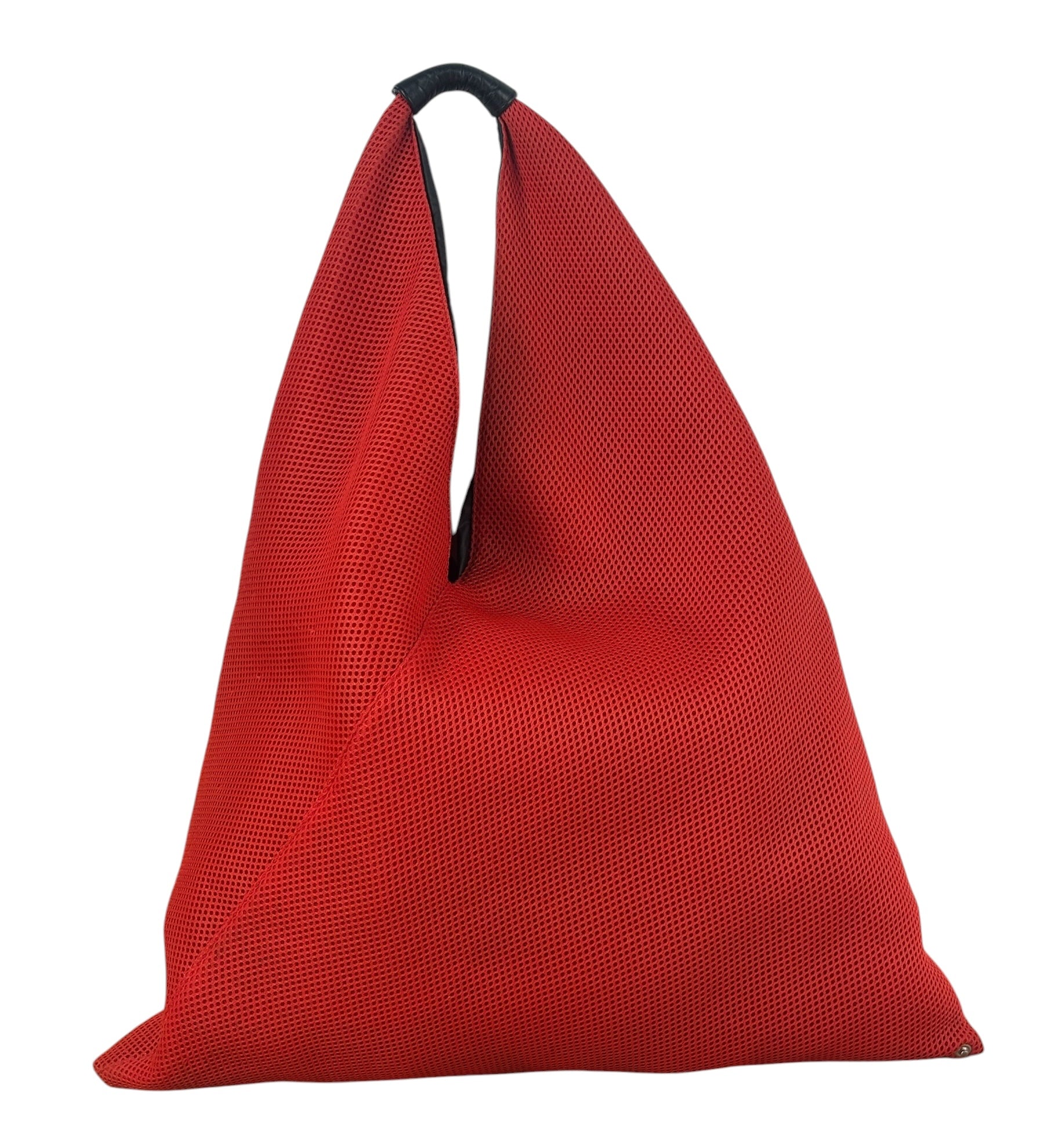 Maison Margiela Red Leather Trim MM6 Japanese Open TopTote