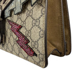 Gucci Beige GG Supreme Medium Dionysus Flap Bag