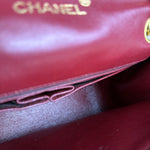 Chanel Black Quilted Single Flap Bag 1988