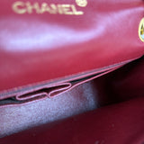 Chanel Black Quilted Single Flap Bag 1988