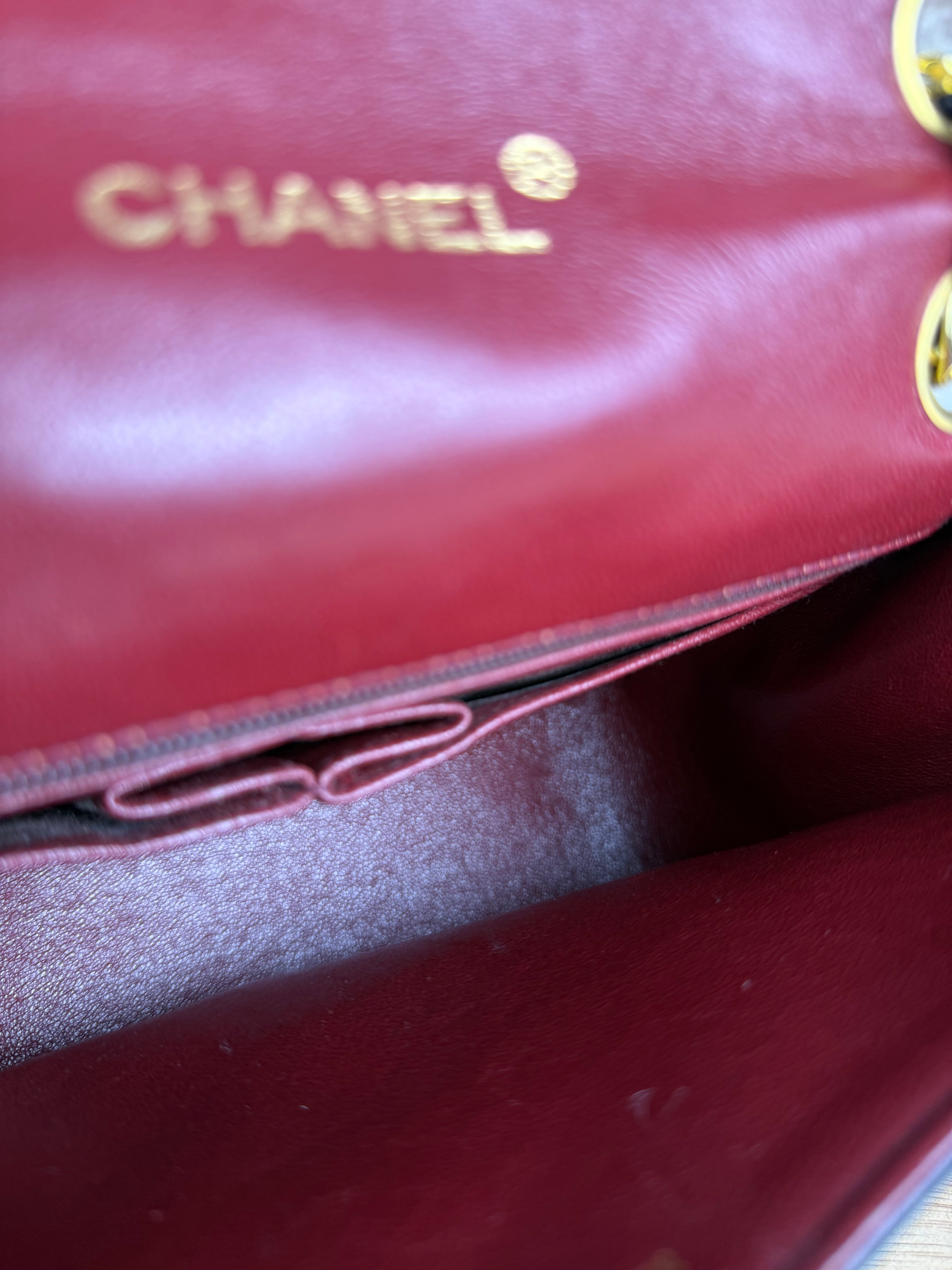 Chanel Black Quilted Single Flap Bag 1988