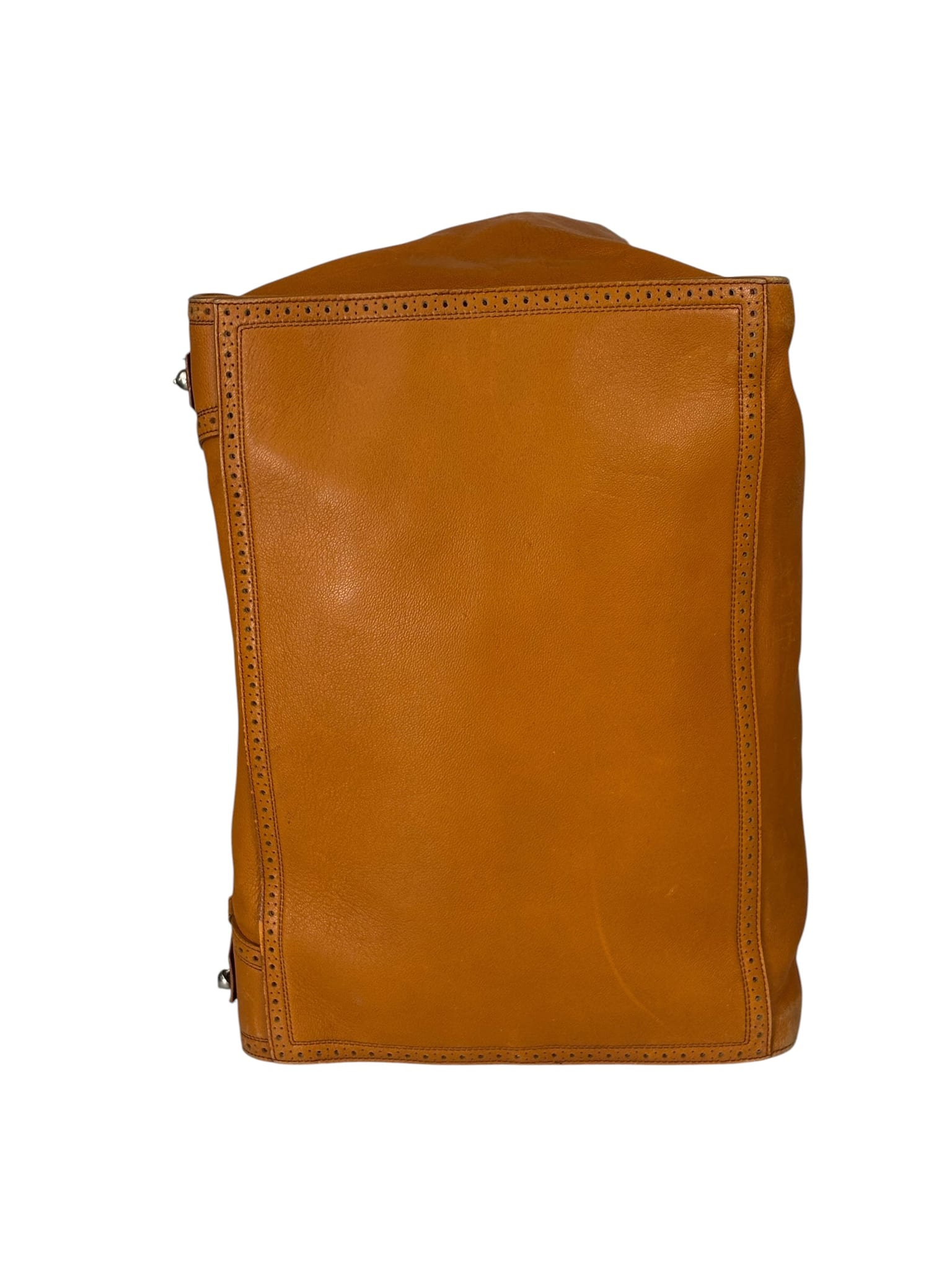 Balenciaga Brown Lambskin Riva Velo Two-Way Bag