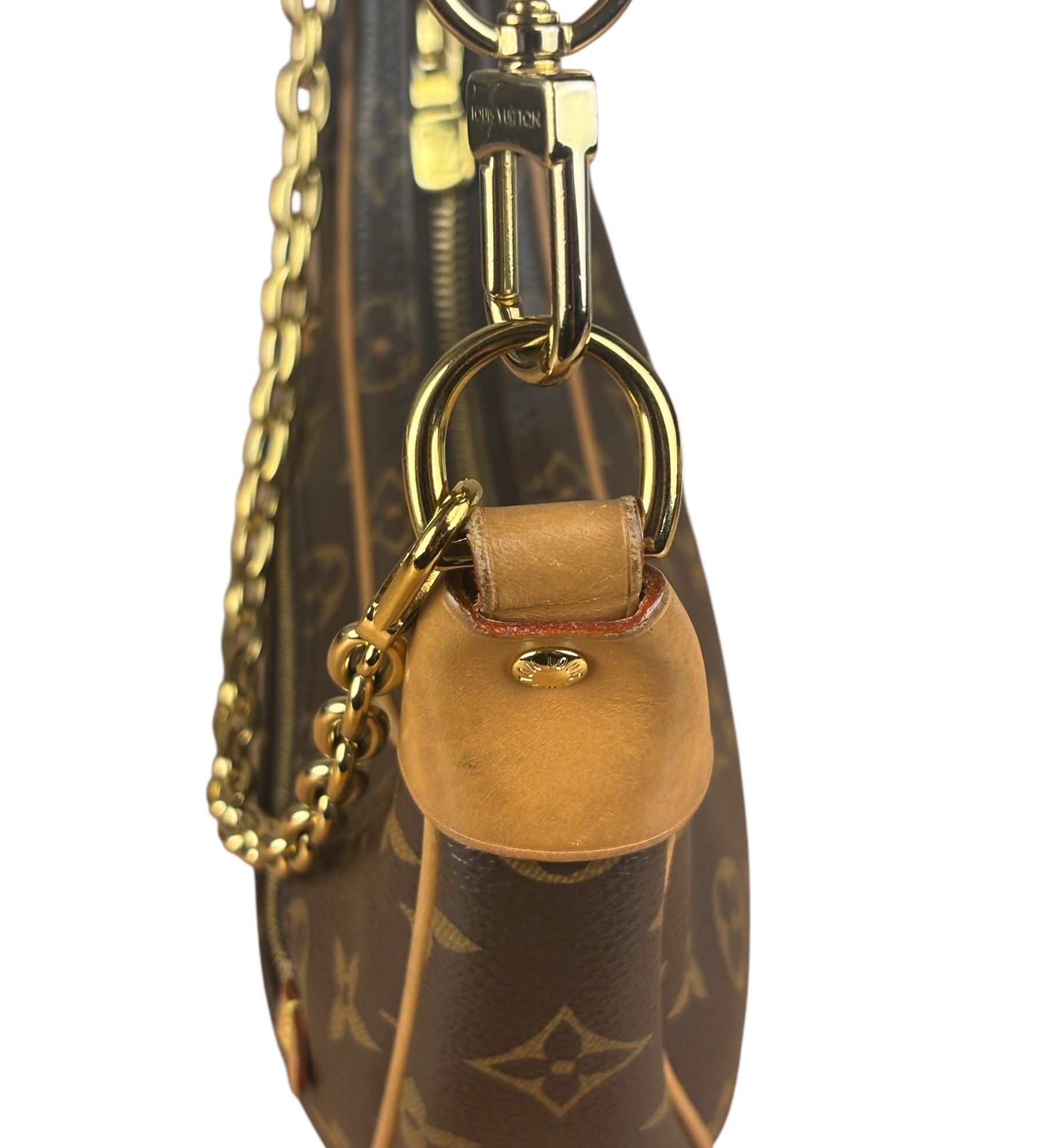 Louis Vuitton Coated Canvas Monogram Loop Shoulder Bag