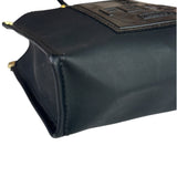 Fendi Black Rubber Mini Shoppers Tote