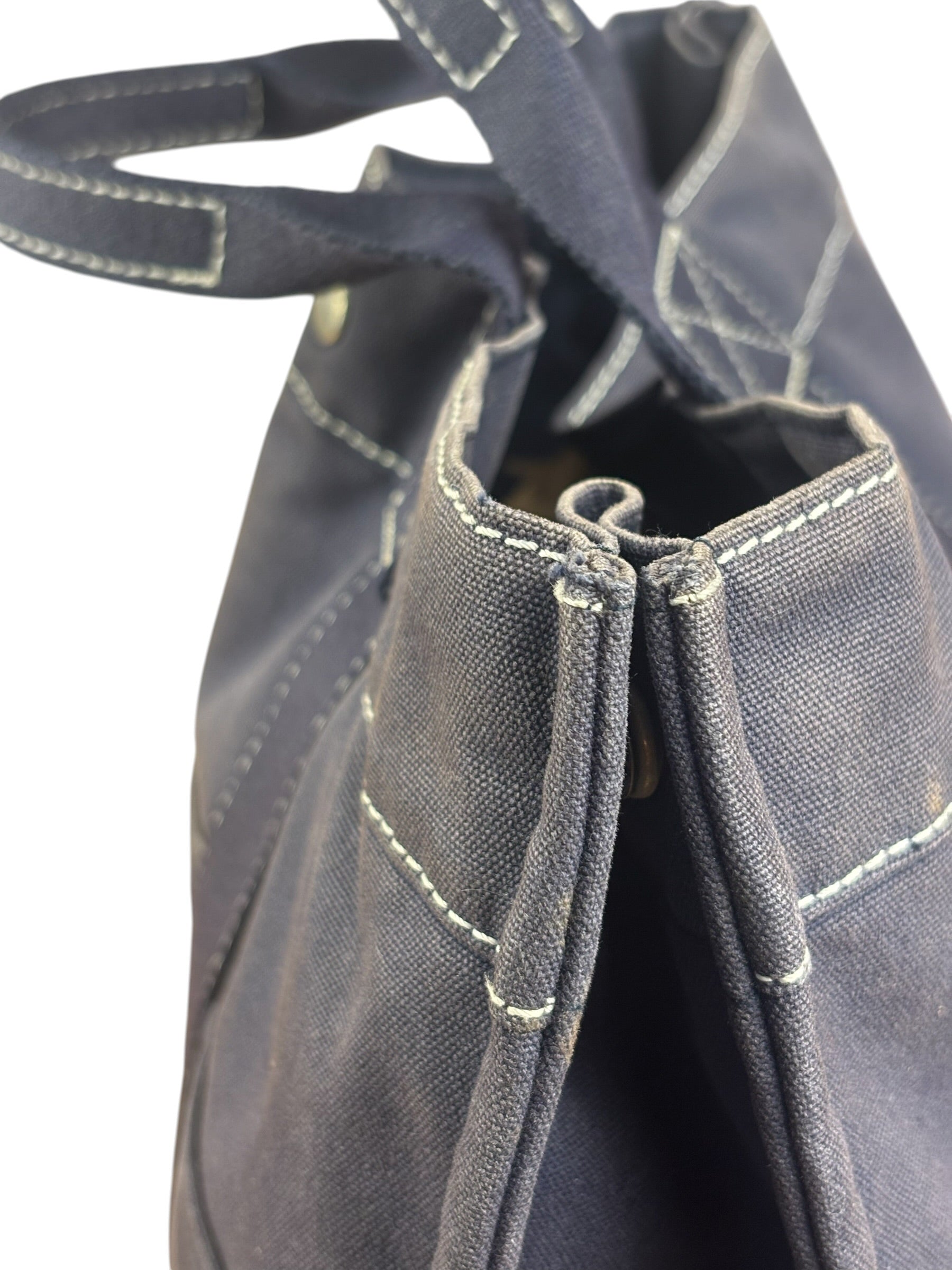Hermes Canvas Fourre-Tout MM Tote Hand Bag