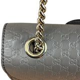 Gucci Emily GG Micro Shoulder Bag Grey