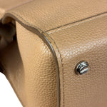 Givenchy Nude Brown Leather Mini Two-Way Handbag