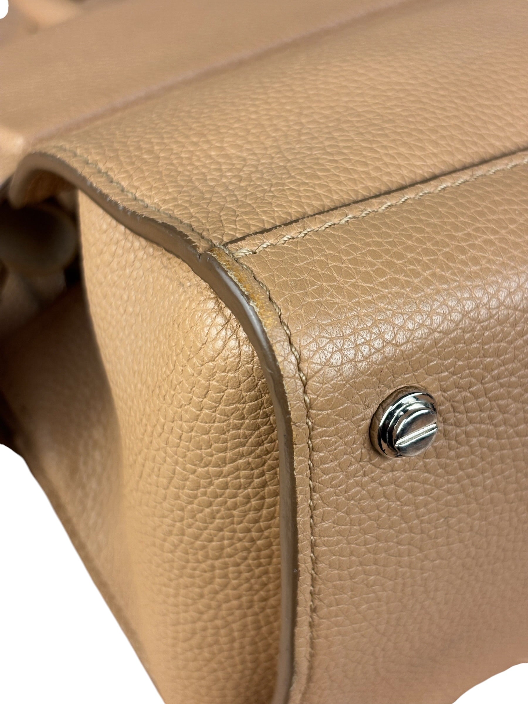 Givenchy Nude Brown Leather Mini Two-Way Handbag