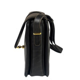 Gucci Black Leather Flap Bag