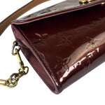 Louis Vuitton Burgundy Monogram Vernis Sunset Boulevard Shoulder Bag