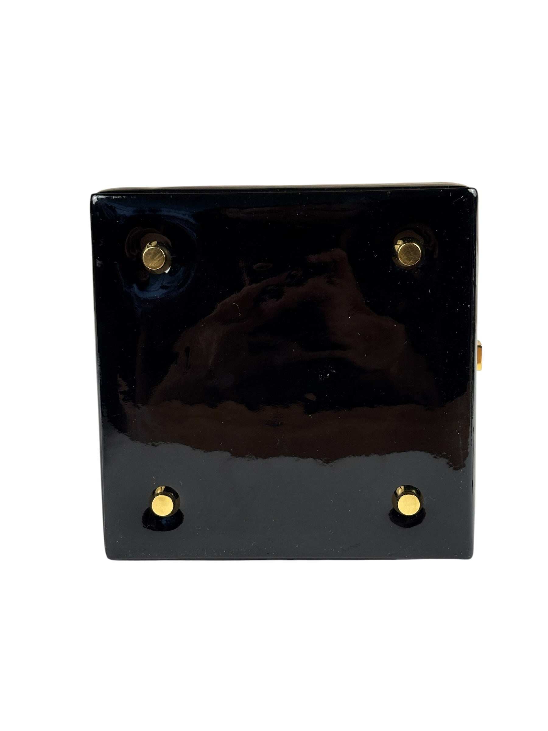 YSL Patent Jerry Cube Box Clutch