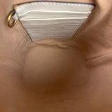 Gucci GG Ivory Leather Marmont Chain Bucket Bag