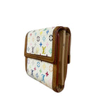 Louis Vuitton White Murakami Compact Wallet