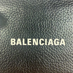 Balenciaga Black Leather Cash Mini Wallet