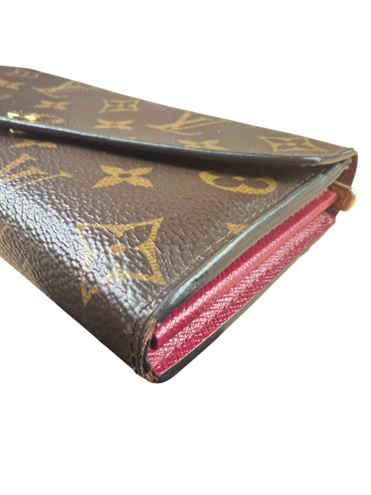 Louis Vuitton Monogram Sarah Flap Long Wallet