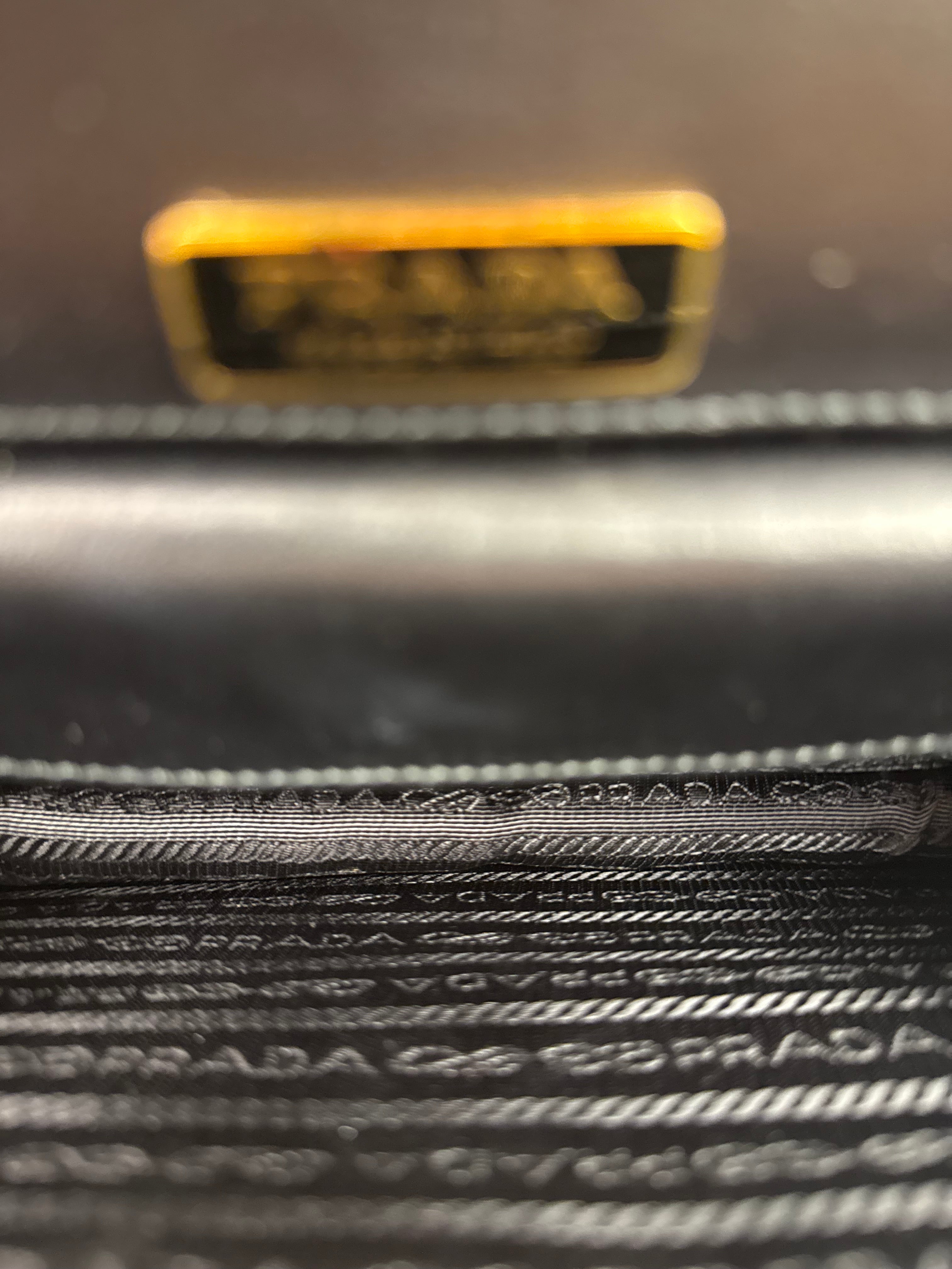 Prada Muilticolor Calfskin Esplanade Crossbody Bag