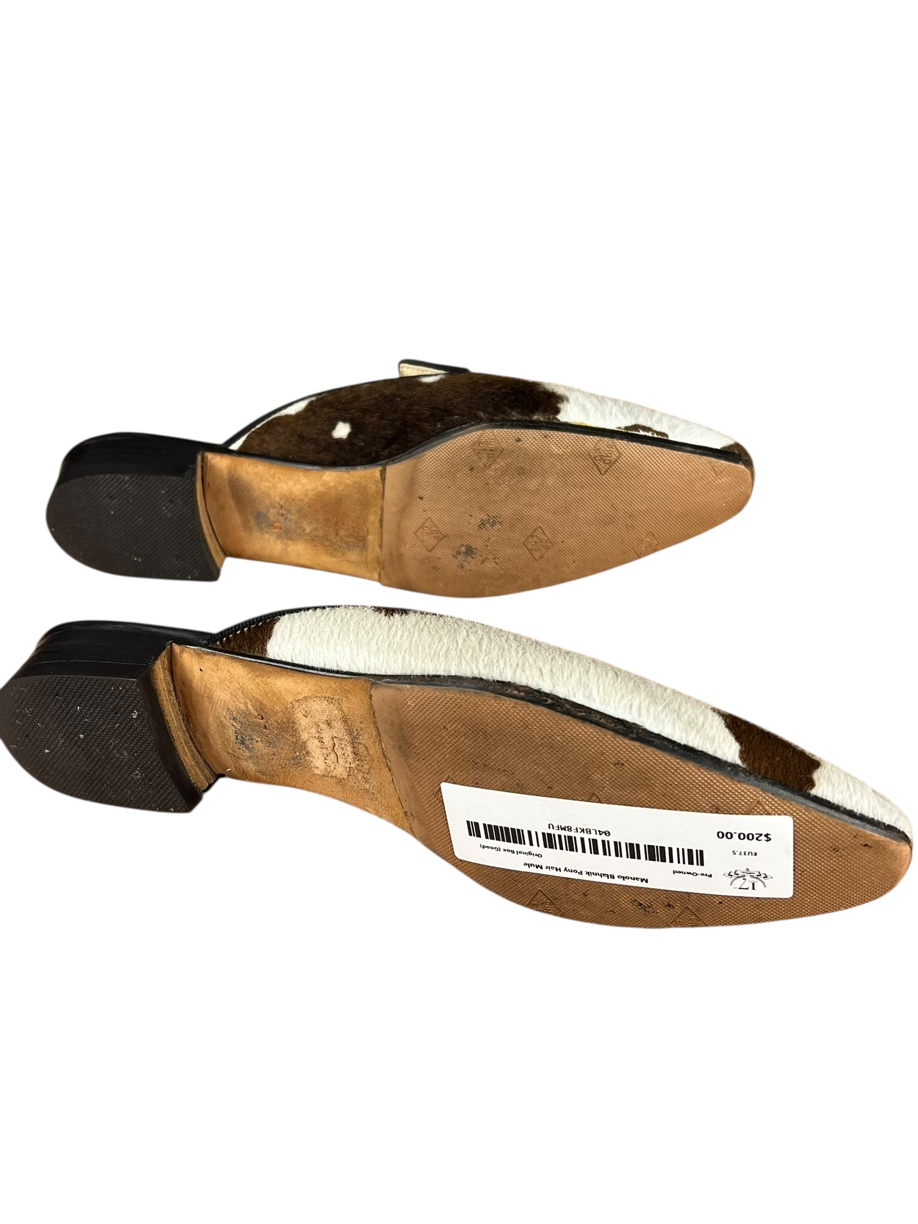 Manolo Blahnik Pony Hair Mule