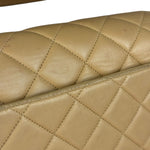 Chanel M Beige Lambskin Envelope Flap 1997