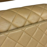 Chanel M Beige Lambskin Envelope Flap 1997