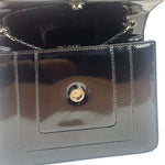 Bvlgari Black Patent Leather Small Serpenti Crossbody Bag