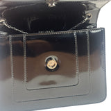 Bvlgari Black Patent Leather Small Serpenti Crossbody Bag