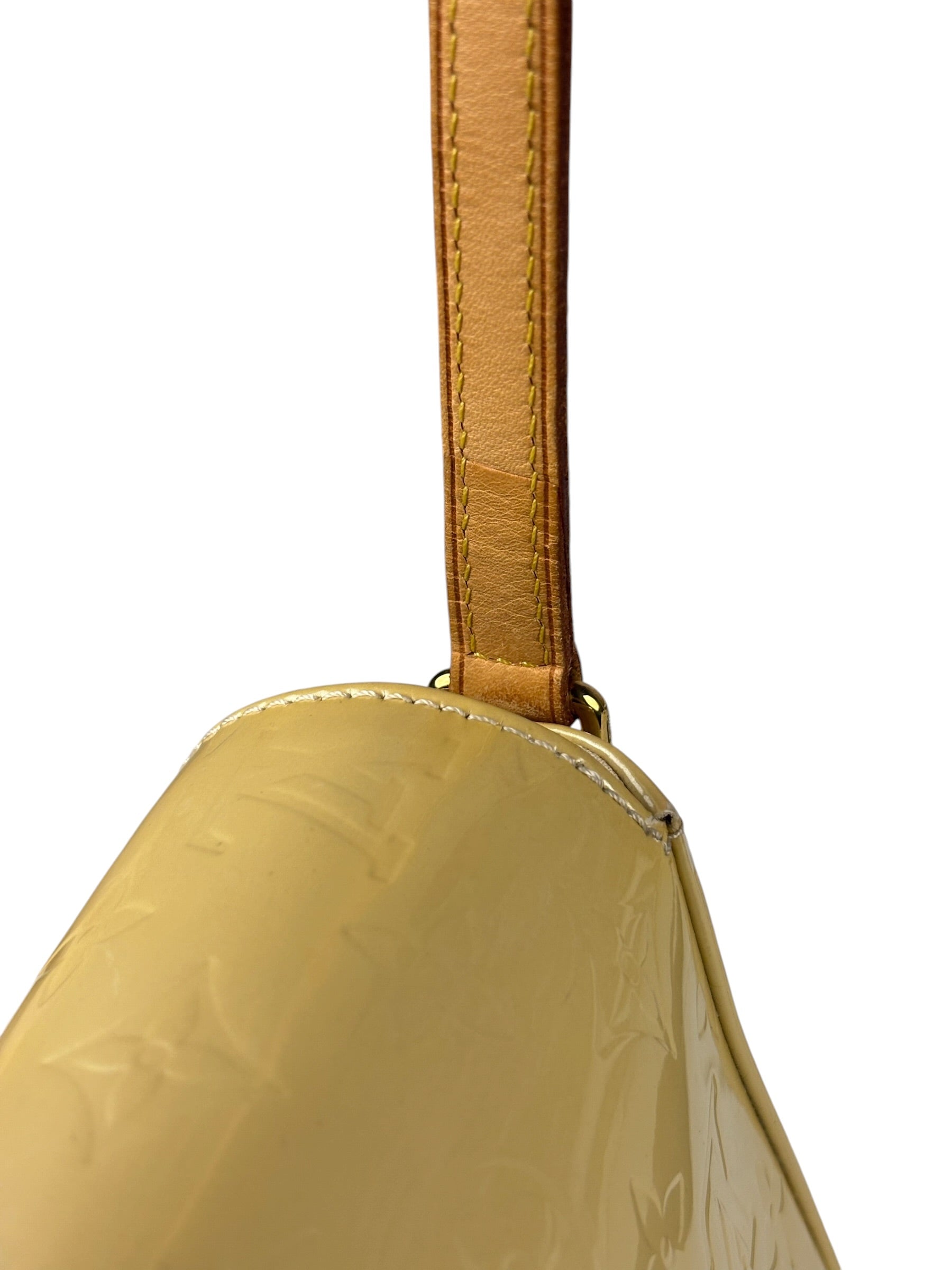 Louis Vuitton Yellow Monogram Vernis Bellflower GM Shoulder Bag