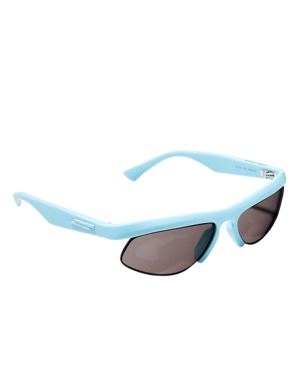 Bottega Veneta BV1114S Blue Sporty Oval Sunglasses