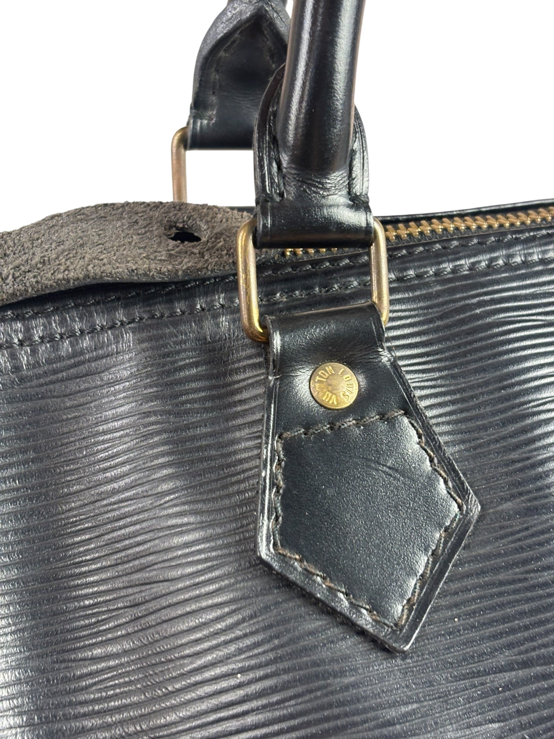 Louis Vuitton Black Epi Speedy 30