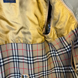 Burberry Vintage Grey Check Lined Coat