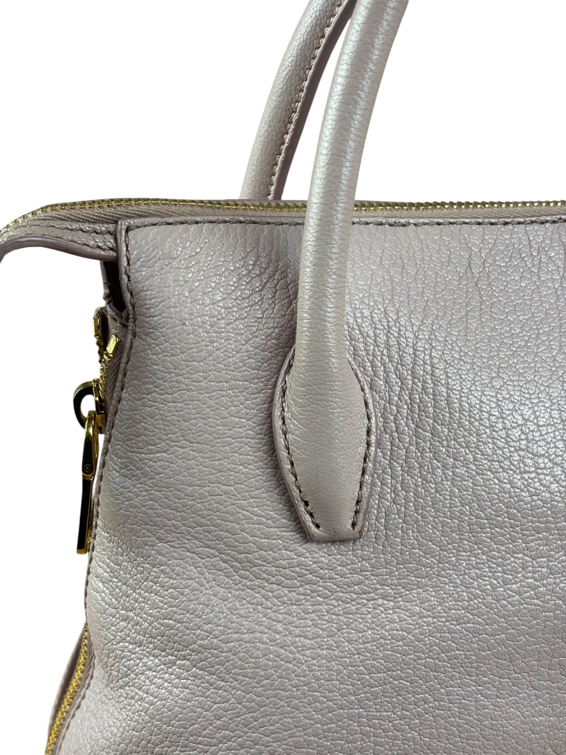Miu Miu Blush Pink Leather Two-Way Bag