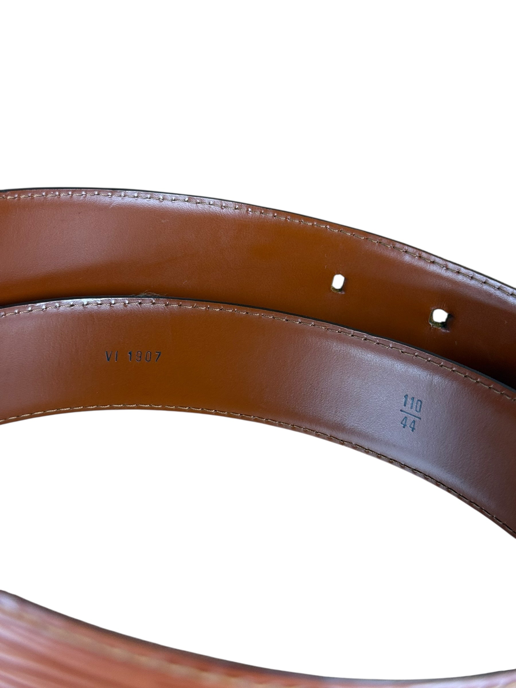 Louis Vuitton Brown Epi Belt
