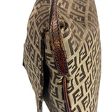 Fendi Canvas Monogram Zucchino Shoulder bag
