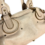 Chloe Vintage Mini Chloe Paddington Bag Beige