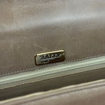 Bally Leather Bow Clutch
