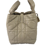 Christian Dior Calfskin Macrocannage Toujours Handbag