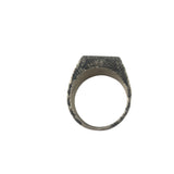 Fendi Silver Maxi Logo Ring