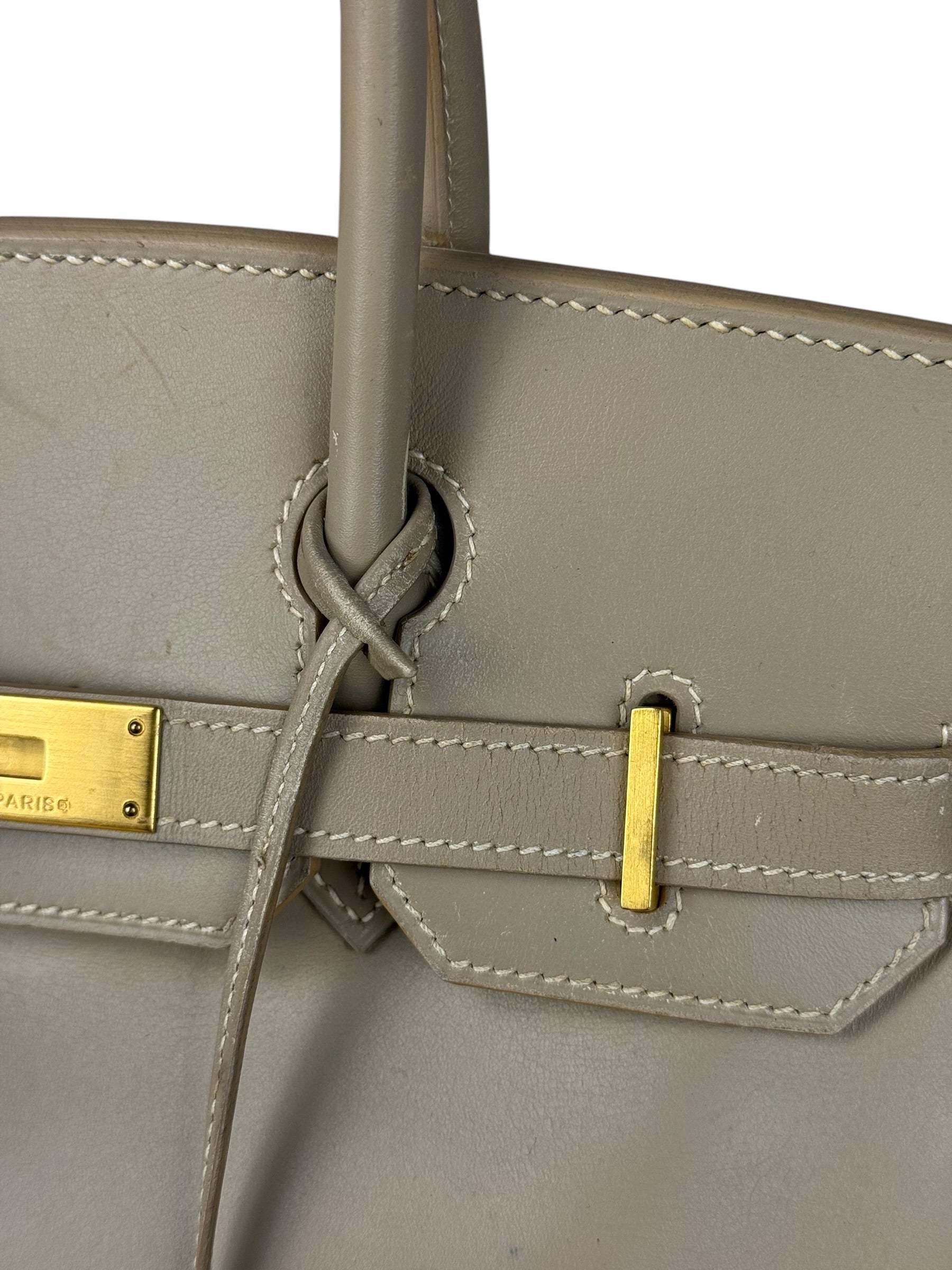 Hermes Birkin 30 Argile Box Brushed Gold 2003