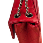 Chanel Red Quilted Leather Shoulder Bag 2016