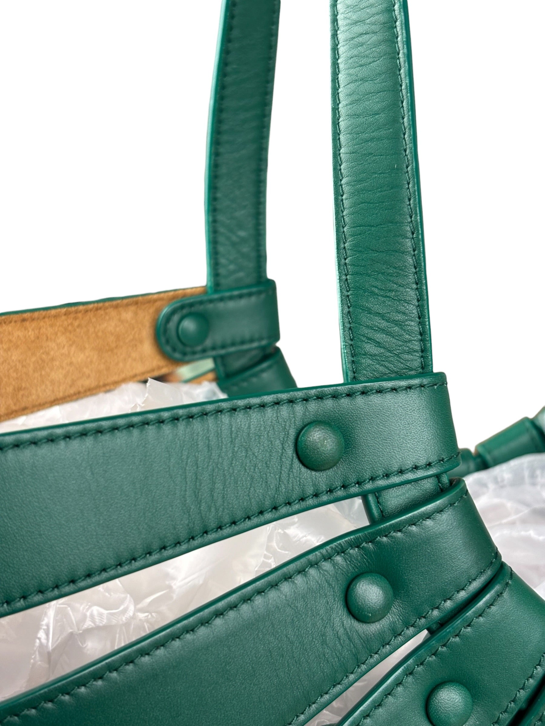 Bottega Veneta Leather Shell Shoulder Bag