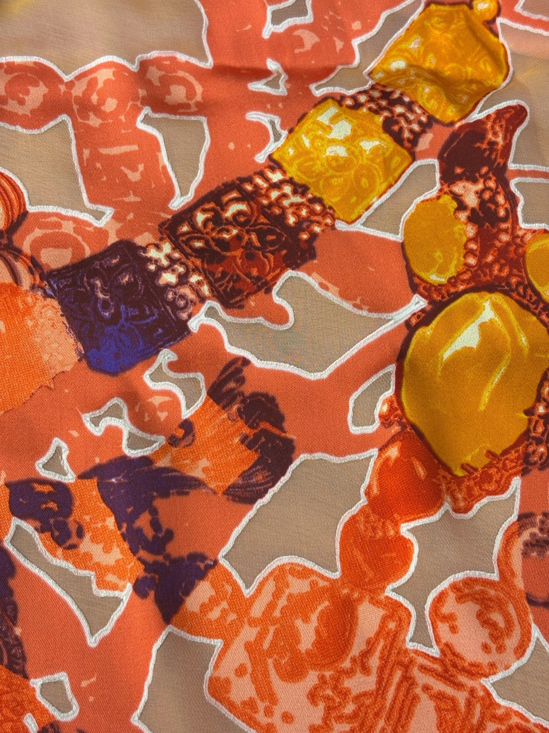 Cartier Jewelry/Panther Silk Square Scarf
