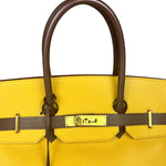 Hermes Birkin 35 Cushvel Havana x Jaune