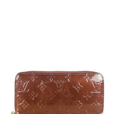 Louis Vuitton Burgundy Monogram Vernis Zippy Wallet
