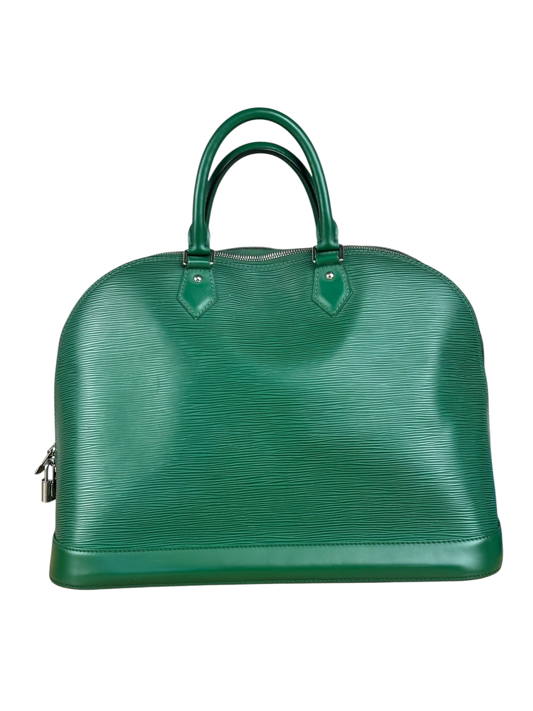 Louis Vuitton Green Epi Alma GM