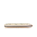 Bottega Veneta Pink Intreccio Snake Leather Long Wallet