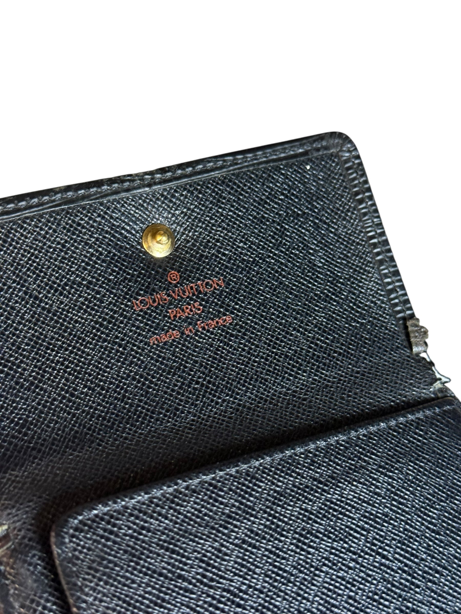 Louis Vuitton Epi Noir Compact Wallet