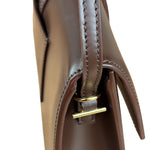 Jacquemus Dark Brown Leather Le Bambino Shoulder Bag